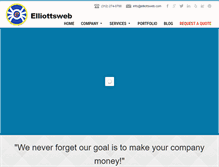Tablet Screenshot of elliottsweb.com